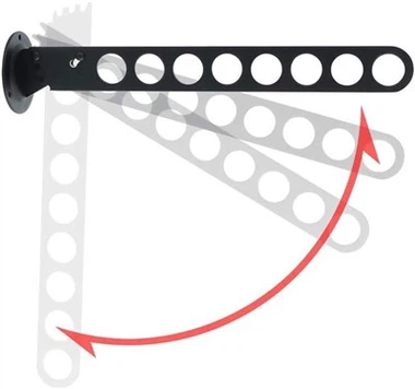 Adjustable Garment Racks Dryer Folding Clothes Hanger Wall Mounted Clothes Hanger