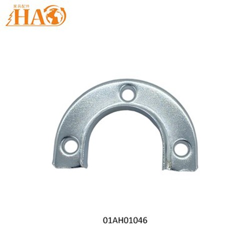 U-Shaped Open Type Wardrobe Tube Bracket Silver Flange Rod Holder Closet Rod End Support U-Shaped Open Type Wardrobe Tube Bracket Silver Flange Rod Holder Closet Rod End Support