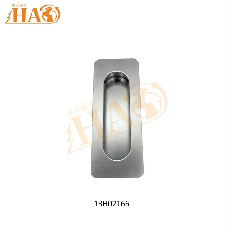 Drawer Door Invisible Insert Pulls Zinc Alloy Matt Chrome Handle