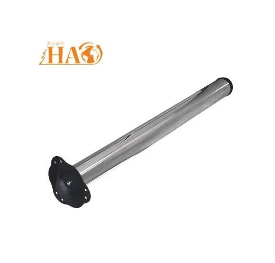 02H0102 Height Adjustable Round Steel Table Leg, Multi Finish Metal Furniture Leg For DIY Furniture best
