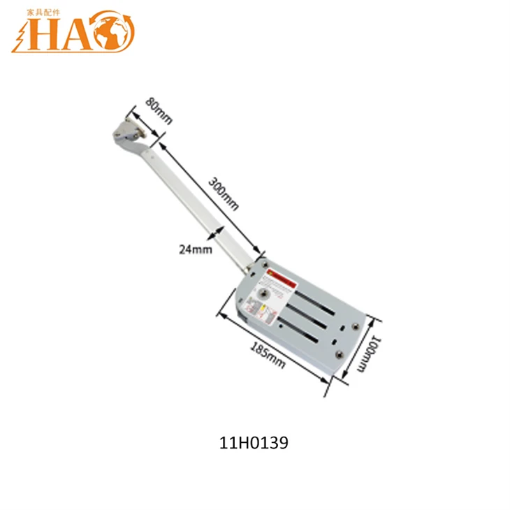 11H0139 Kitchen Cabinet Folding Lift Stay, Aluminium Zinc Alloy Cabinet Door Lifting Support high quality