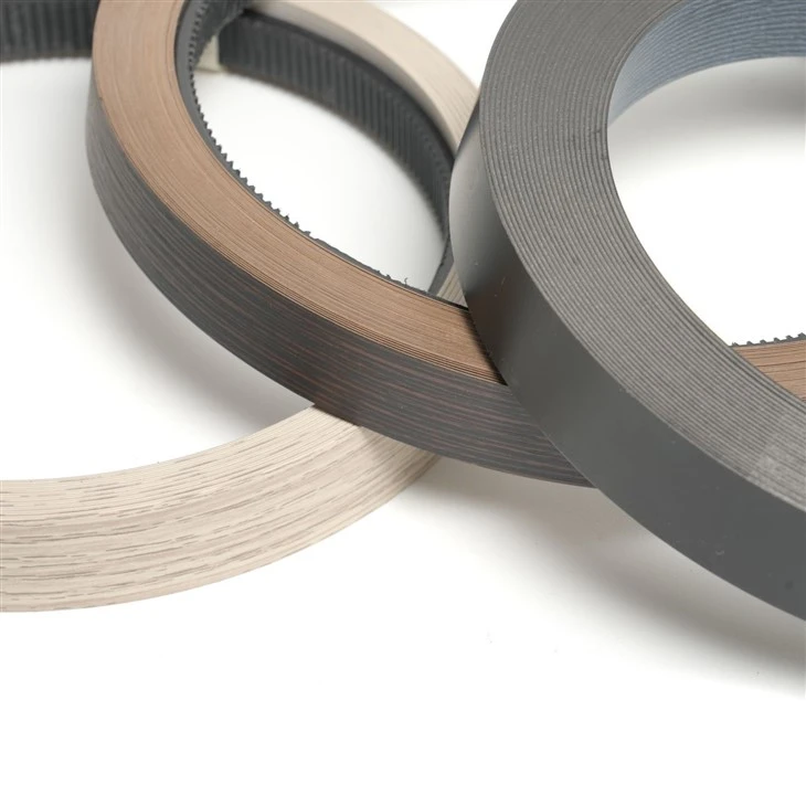 25H0401 PVC Edge Banding, 100% Recyclable PVC, Scratch Water Wear Resistant, Solid Color & Wood Grain For Plywood MDF Particle Board factory