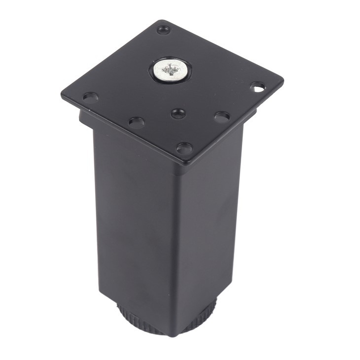 Adjustable Sofa Leg Aluminium Black