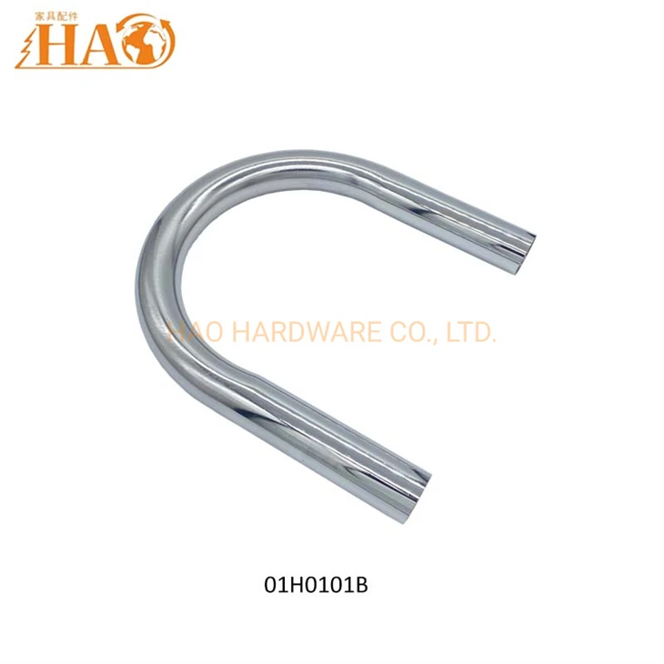 Chrome U-Shaped Bent Iron Pipe CNC Curved Furniture Frame Tube suppliers