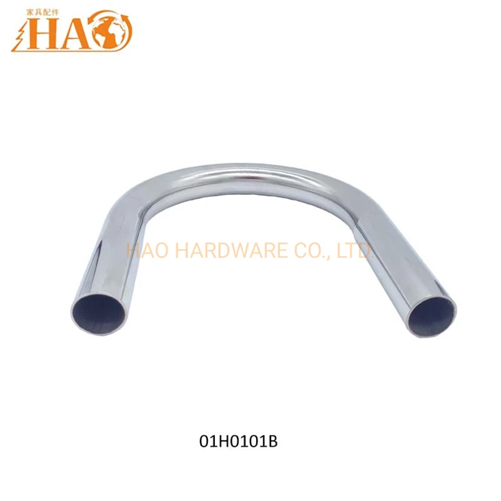 Chrome U-Shaped Bent Iron Pipe CNC Curved Furniture Frame Tube high quality
