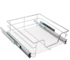 Kitchen Cabinet Pull Out Wire Basket | Carbon Steel Stove Base Storage Basket 14H01121 factory