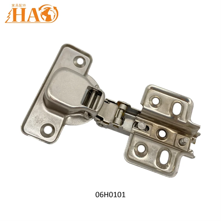 Slide-on Cabinet Hinge, 110° Opening Angle, 35mm Cup, Crank 0/8/17, Iron Silver Furniture Hinge For Cabinet Door high quality