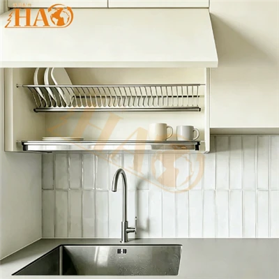 2-Tier Stainless Steel Cabinet Dish Drying Rack