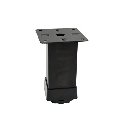 40x40mm Adjustable Sofa Leg With Black Co