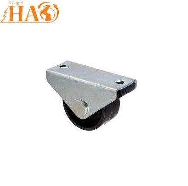 Fixed Wheel Without Brake Metal Plastic Smooth Caster