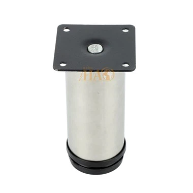 Furniture Fitting Sofa Legs Steel Round Adjustable Legs