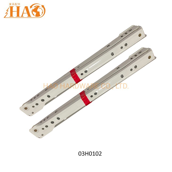 White Powdered Drawer Slides