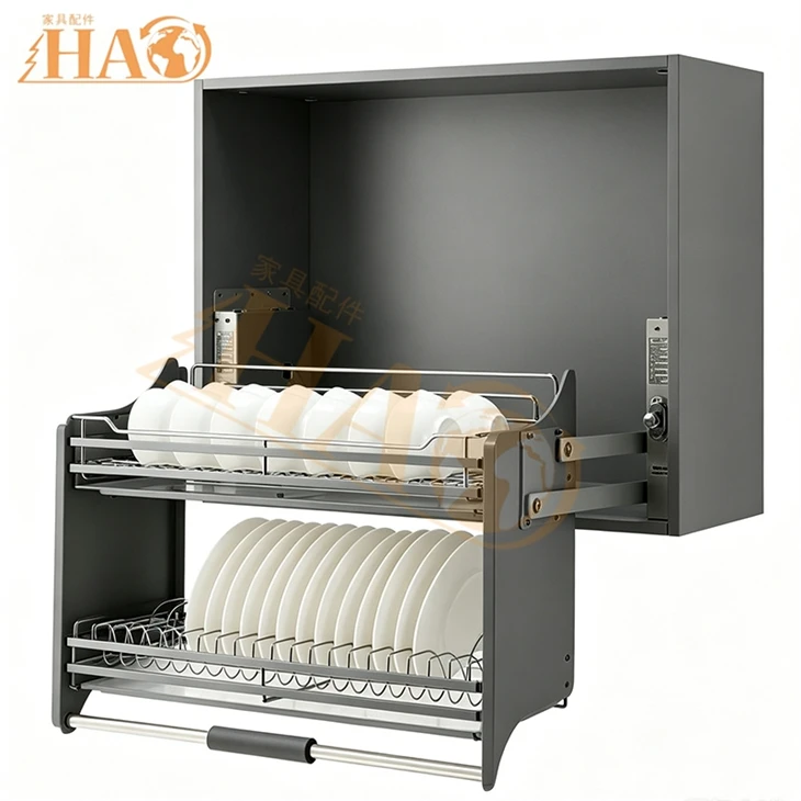 Wholesale Pull‑Down Dish Elevator Basket | 600‑900mm Cabinet Fit factory