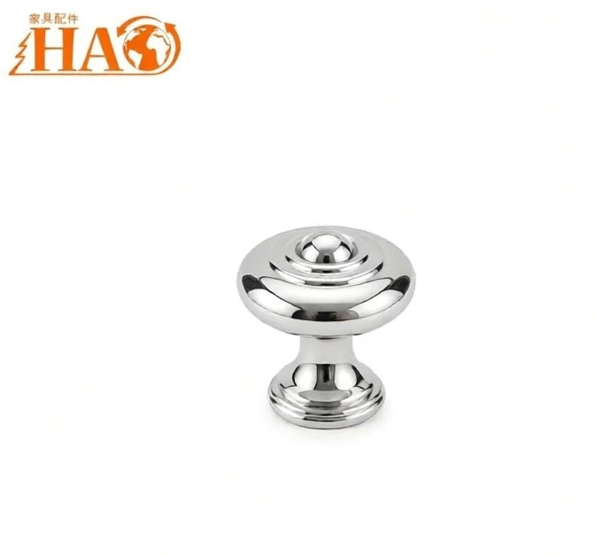 Zinc Alloy Vintage Knob With Anti Brass Chrome Gold Color